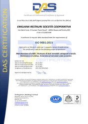certificato ISO certitalia accredia 9001:2015